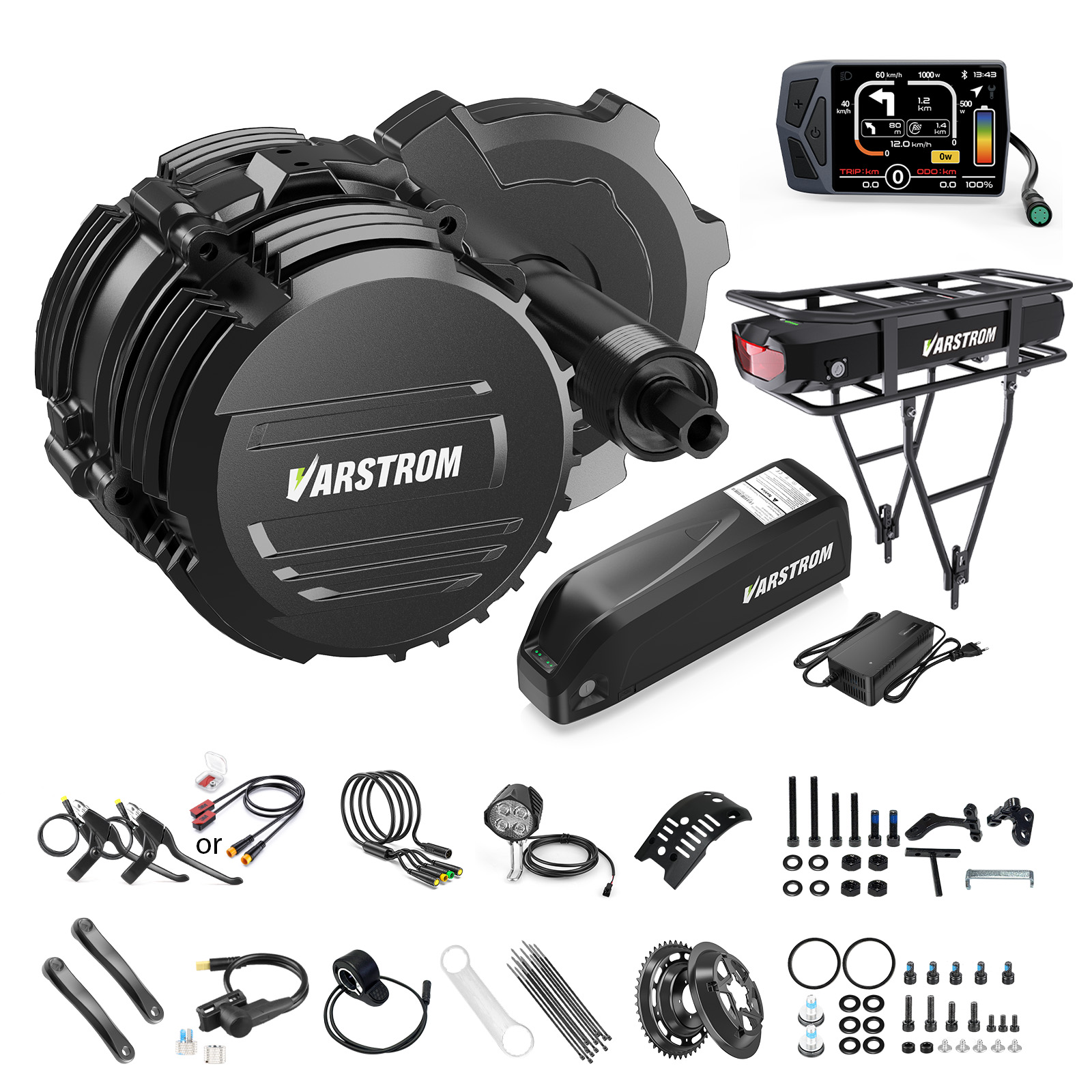 Tongsheng Tsdz2B Mid Drive Motor - [STOCK USA] Kit Motore Centrale Varstrom