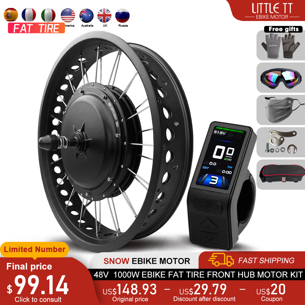 72V 5000W Hub Motor Kit - Kit di conversione Fat E-Bike 48V