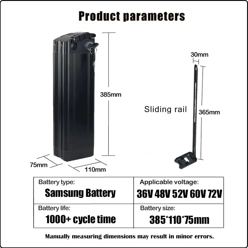 36v48v52v 60v 72v Bafang 1000w - Electric Bicycle Battery 72V 30Ah recensione e prezzo