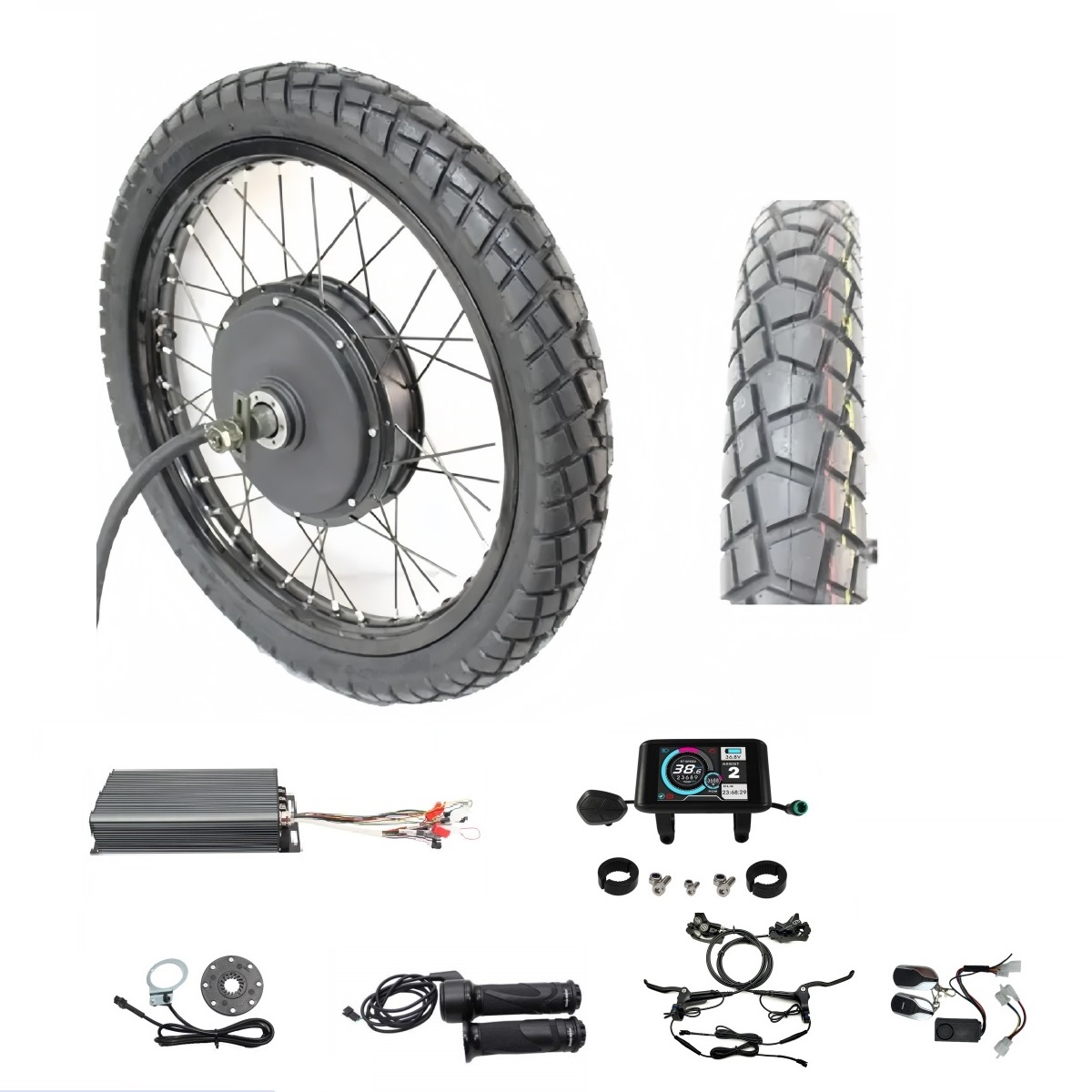 Kit di conversione ruota poste - 72V 5000W Hub Motor Kit recensione e prezzo