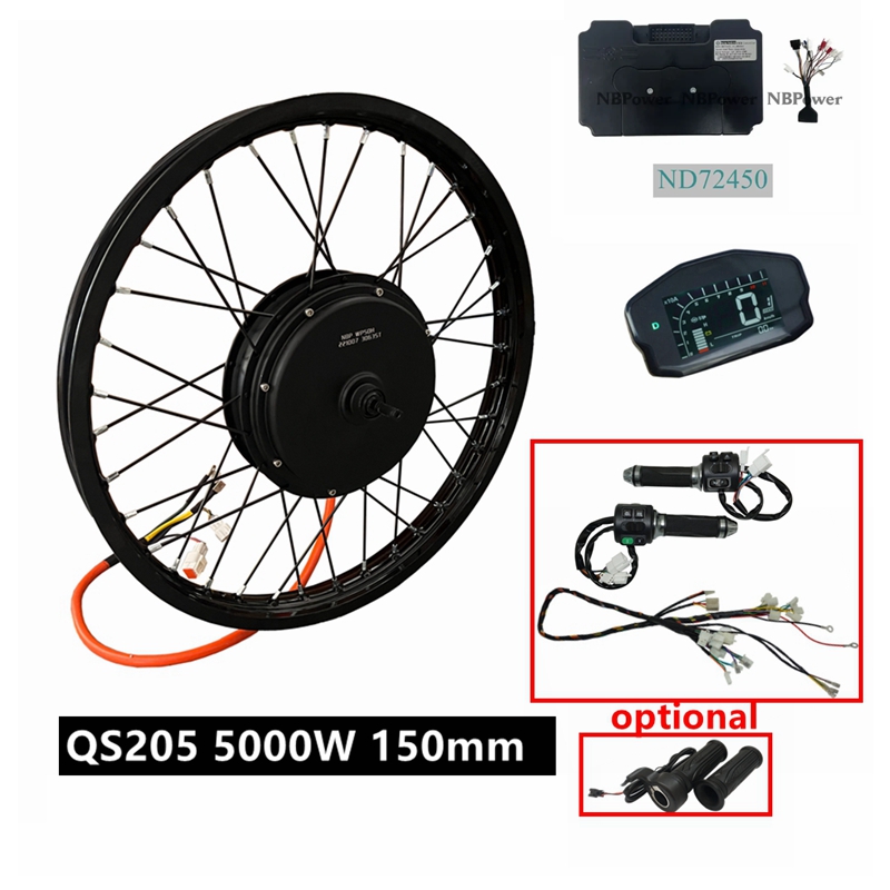 Kit E-bike NBpower/QS205 V3 72 - 72V 5000W Hub Motor Kit recensione e prezzo