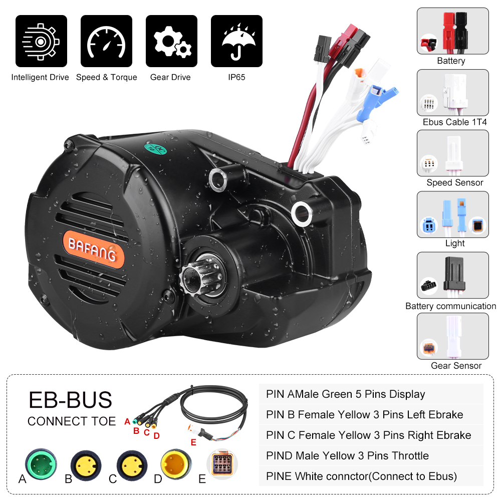 Kit di conversione per bicicle - Mid Drive Motor Kit 52V 1000W recensione e prezzo