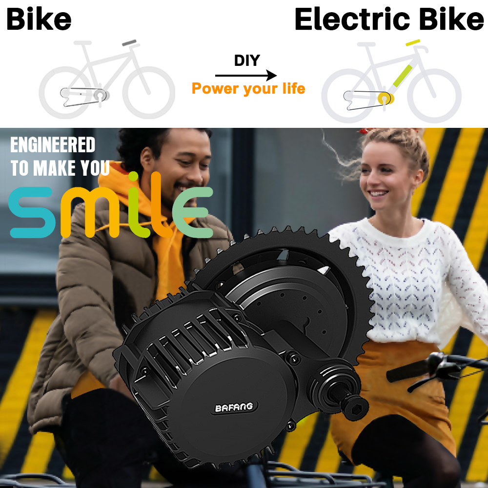 Kit di conversione eBike con m - Mid Drive Motor Kit 52V 1000W recensione e prezzo