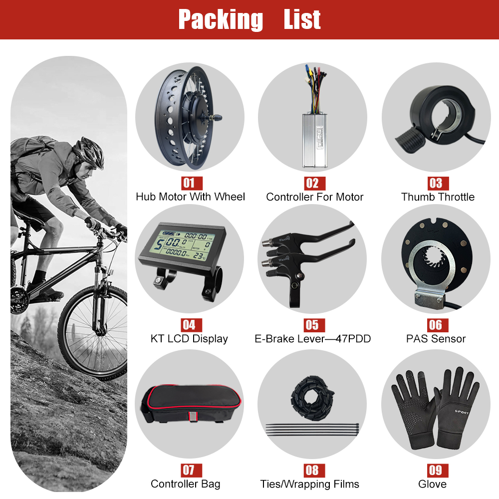 Kit di conversione Fat E-Bike  - 72V 5000W Hub Motor Kit recensione e prezzo