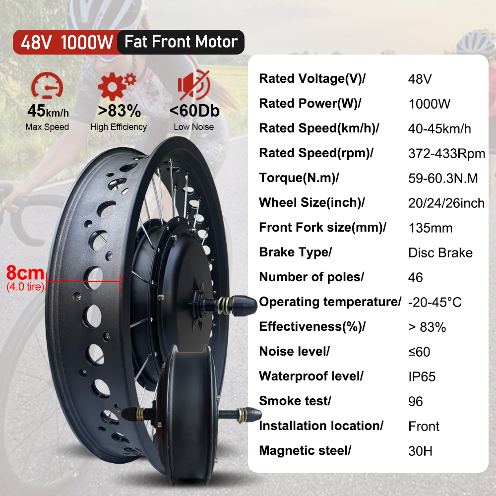 Kit di conversione Fat E-Bike  - 72V 5000W Hub Motor Kit recensione e prezzo